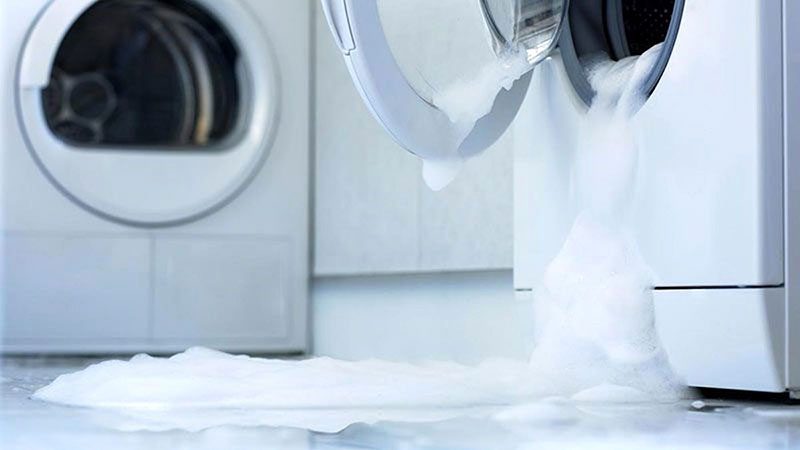 علت آبریزی از ماشین لباسشویی اسنوا